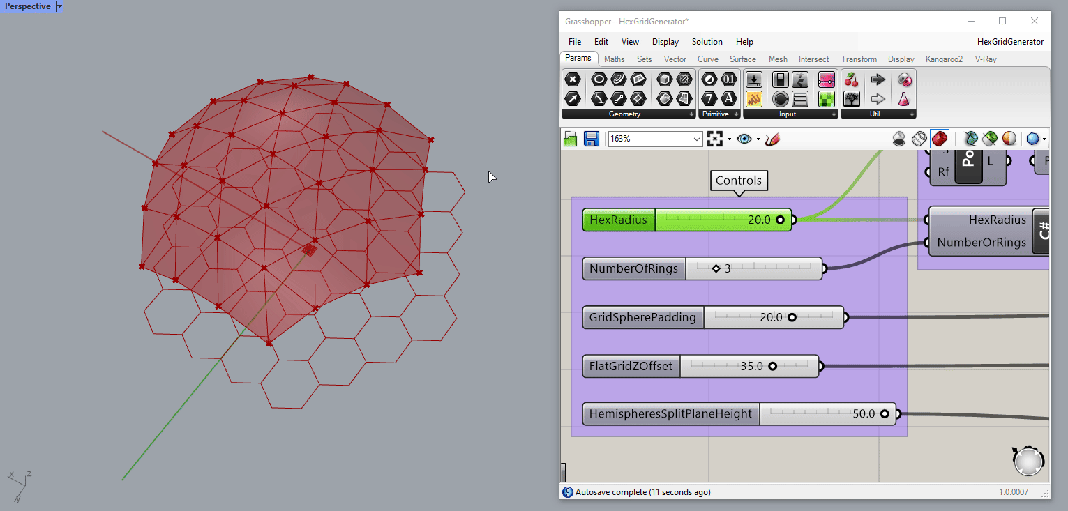 Grasshopper definition in action
