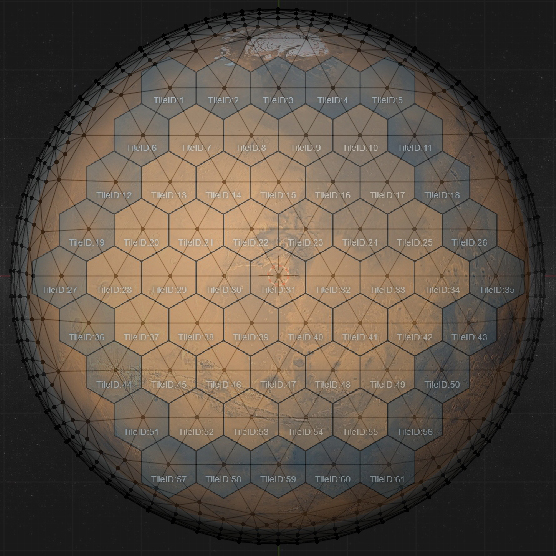 Mesh Vertex Grid